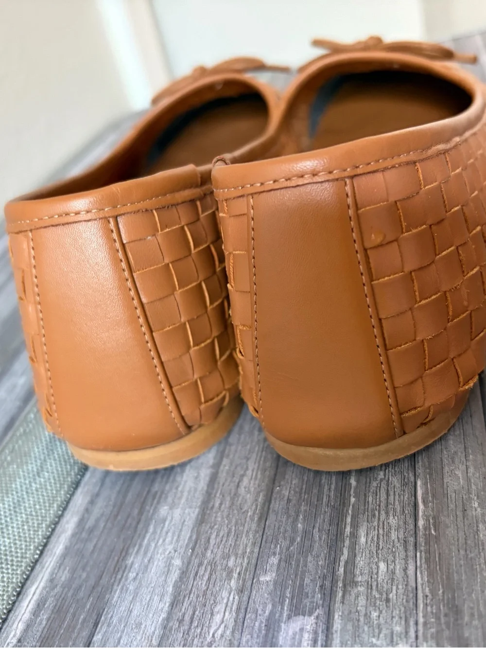 Freda Salvador Roma Cognac Woven Calf - Picture 9 of 9